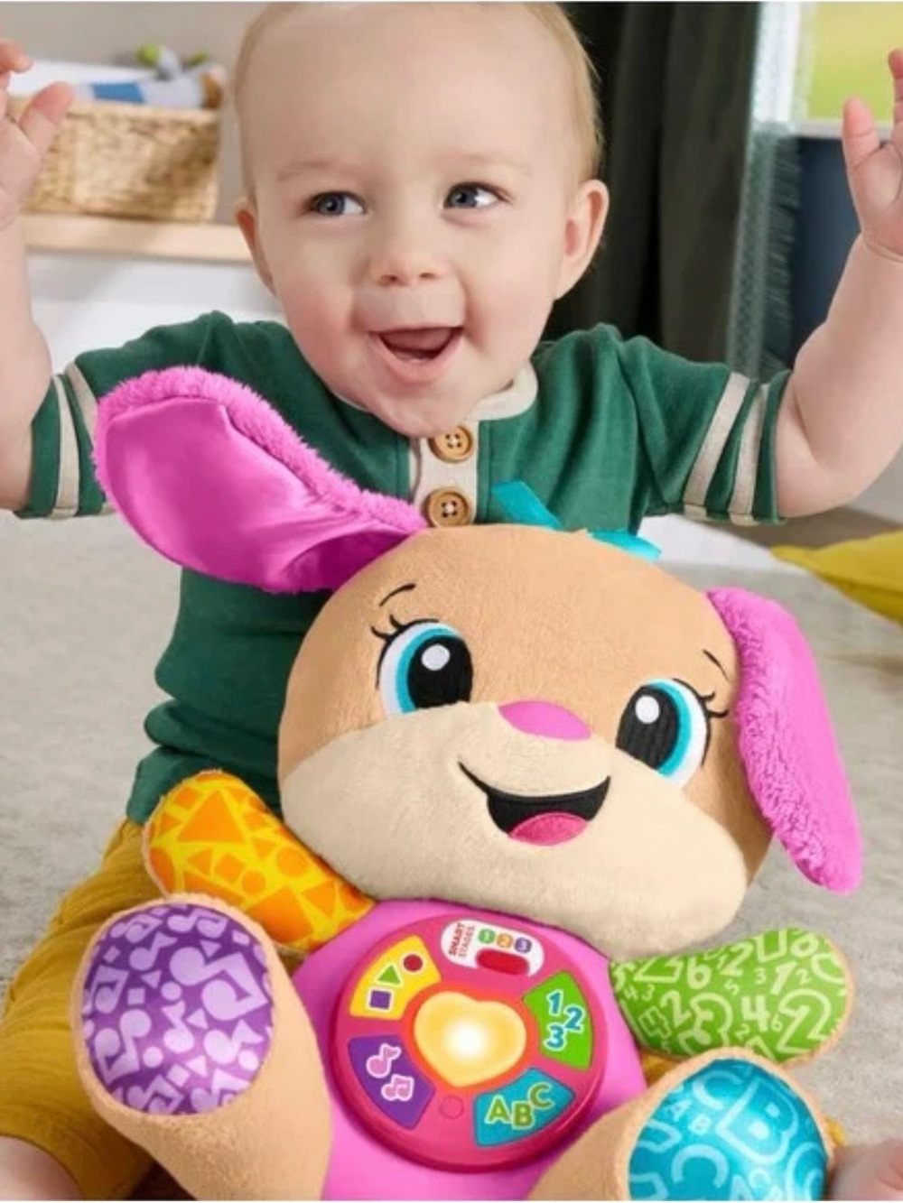 Fisher-Price Laugh & Learn Smart Stages Sis Musical Plush with Lights & Phrases